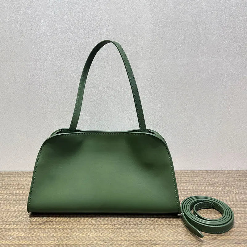 women's bag soft drinking milk calf leather women's 2025 single shoulder armpit handbag handbag