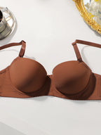 2 Pack Women's Seamless Bras Set Comfortable Underwire Push Up Bra & Panties Lingerie Set Comfortable Sexy Intimates Viomisha