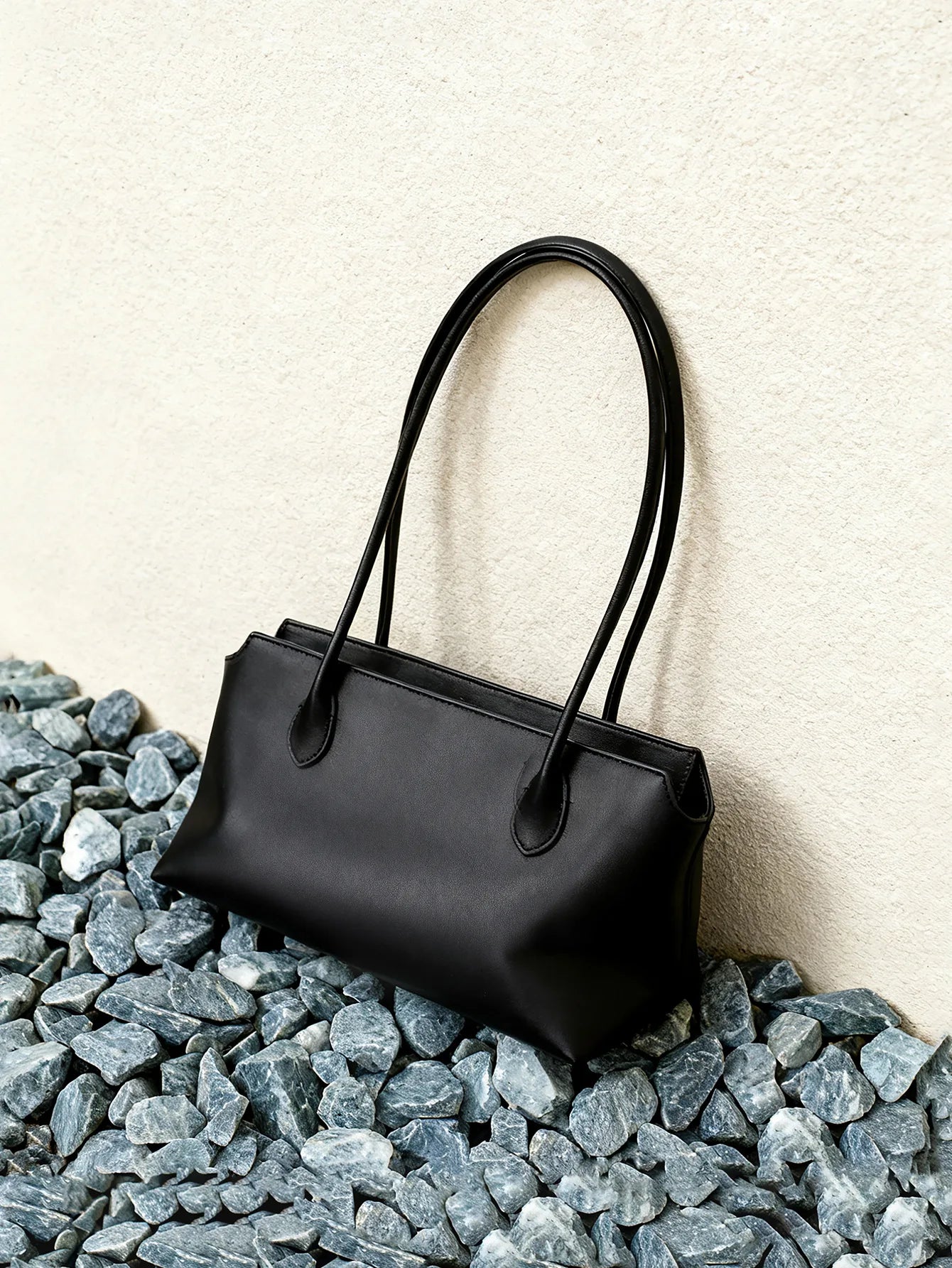 Genuine Leather Women's Bag, Hot-Selling Tote Bag, Large-Capacity Underarm Bag, Light Luxury Handbag, Women's Work and Commuting Large-Capacity Bag