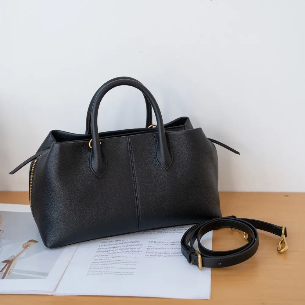 Natural Fall Commuter Versatile Women's Handbag Shoulder Messenger Large Capacity Multi-compartment Practical Unique Fashion