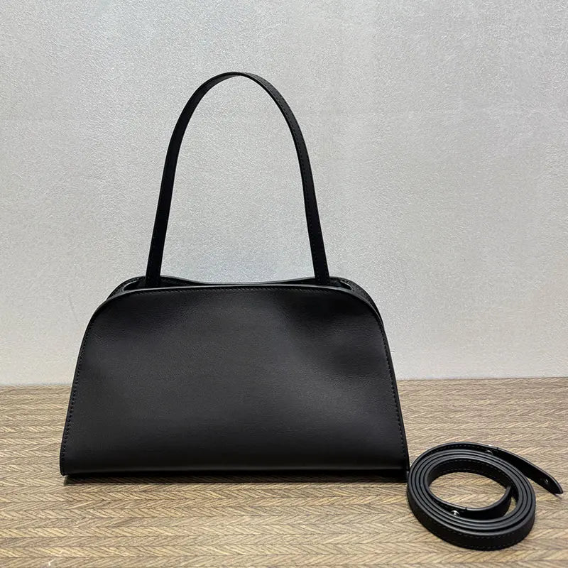 women's bag soft drinking milk calf leather women's 2025 single shoulder armpit handbag handbag
