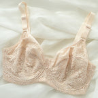 Non-padded Ultra-thin Bra Women Minimizer Wirefree 75 80 85 90 95 100 B C D E F G H Cup