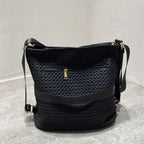 Women's multifunctional Oxford cloth bag Fashion shoulder bag Mesh shoulder large capacity leisure bag messenger bag