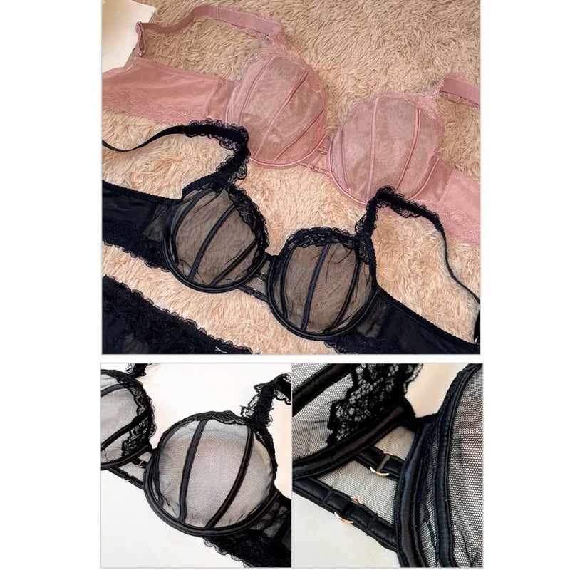 75 80 85 90 95 D E F G H I Plus Size Stick On Bra For Women Bra Brasier Mujer Brassiere Femme Black Bralette Lace Lingerie