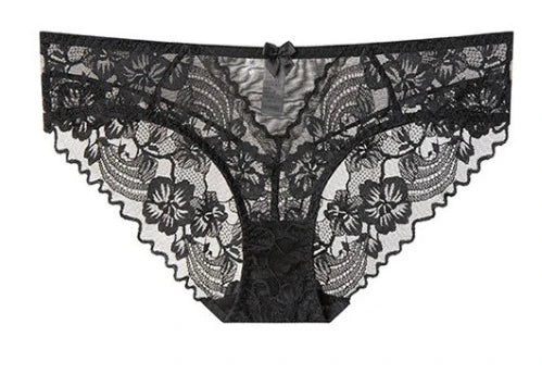 Chic French Ultra-thin Lace Lingerie Set, Large Breasts See-through Underwire Bra,small Bust Lift Elegant Soft Feminine Set S-xl