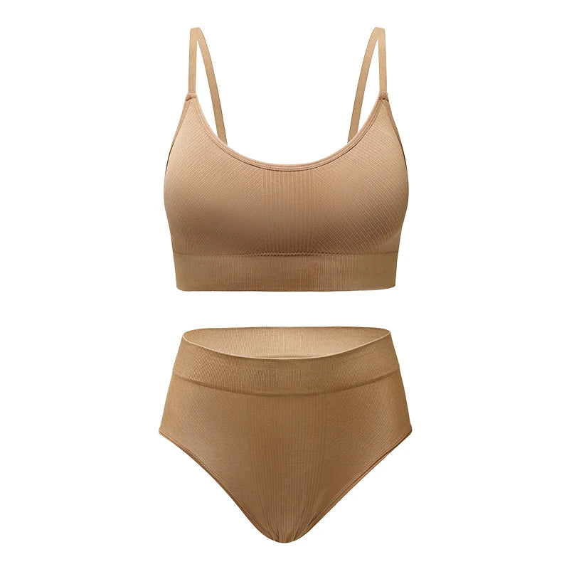 Hot Sale New Design Seamless Panties Underwear Set Conjuntos Interior Para Mujeres Seamless Bra And Panties Sets For Women