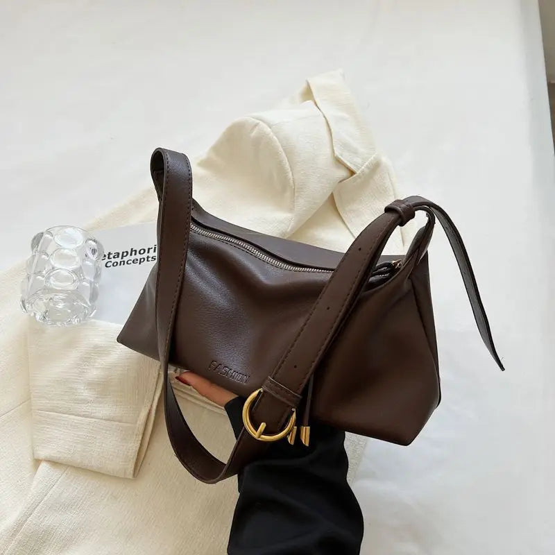 Ins Crossbody Bag for Women 2025 New Trendy Fashion Retro Dumpling Bag, Niche Texture Single Shoulder Underarm Bag