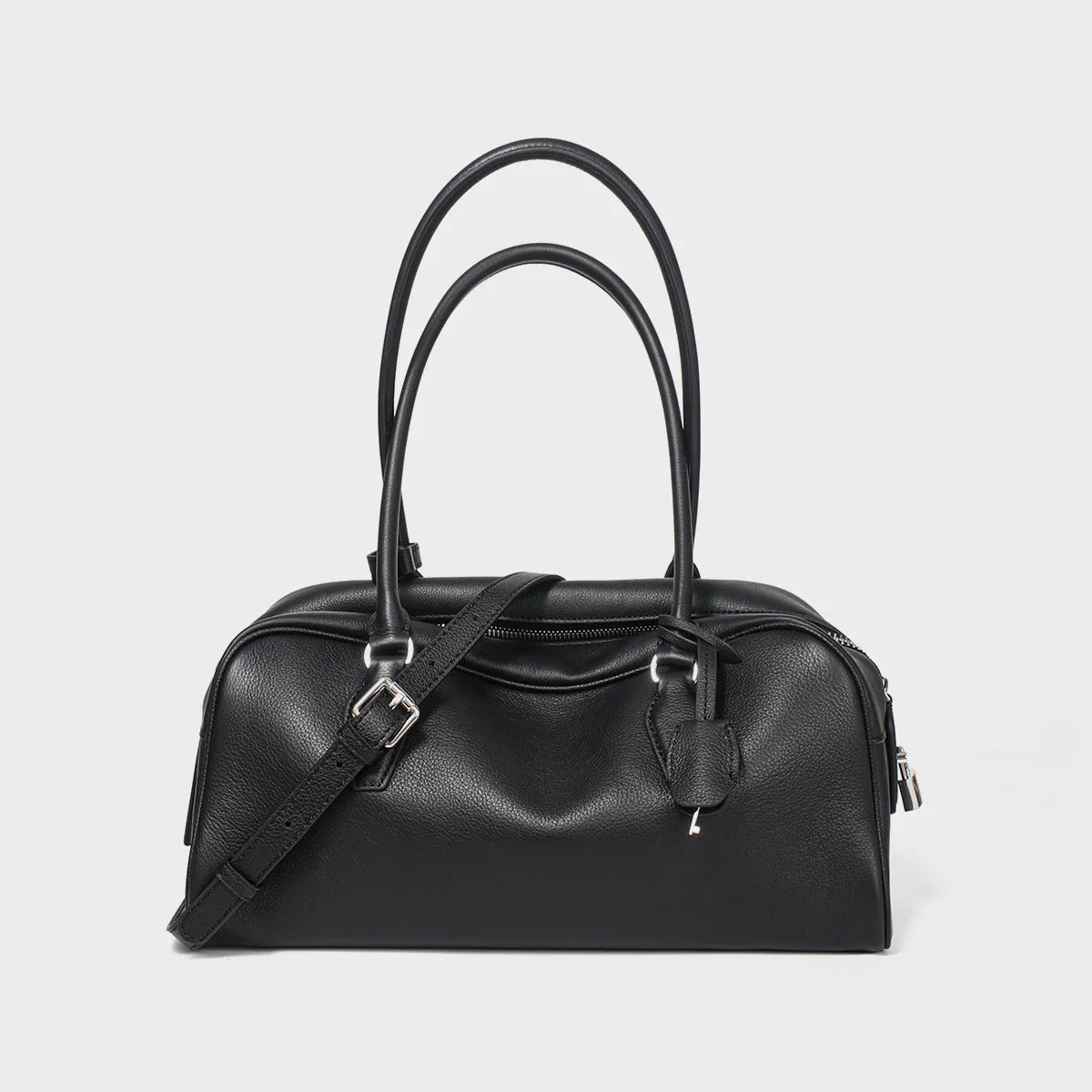 Genuine Leather Ew India Long-Handle Bowling Bag, New Niche Luxury Style Handbag, Crossbody Bag