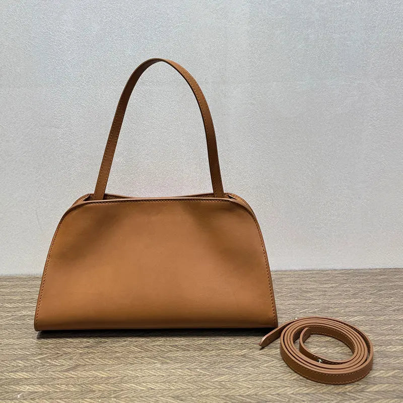 women's bag soft drinking milk calf leather women's 2025 single shoulder armpit handbag handbag