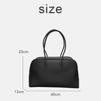 Genuine Leather Bowling Luxury Designer Handbag