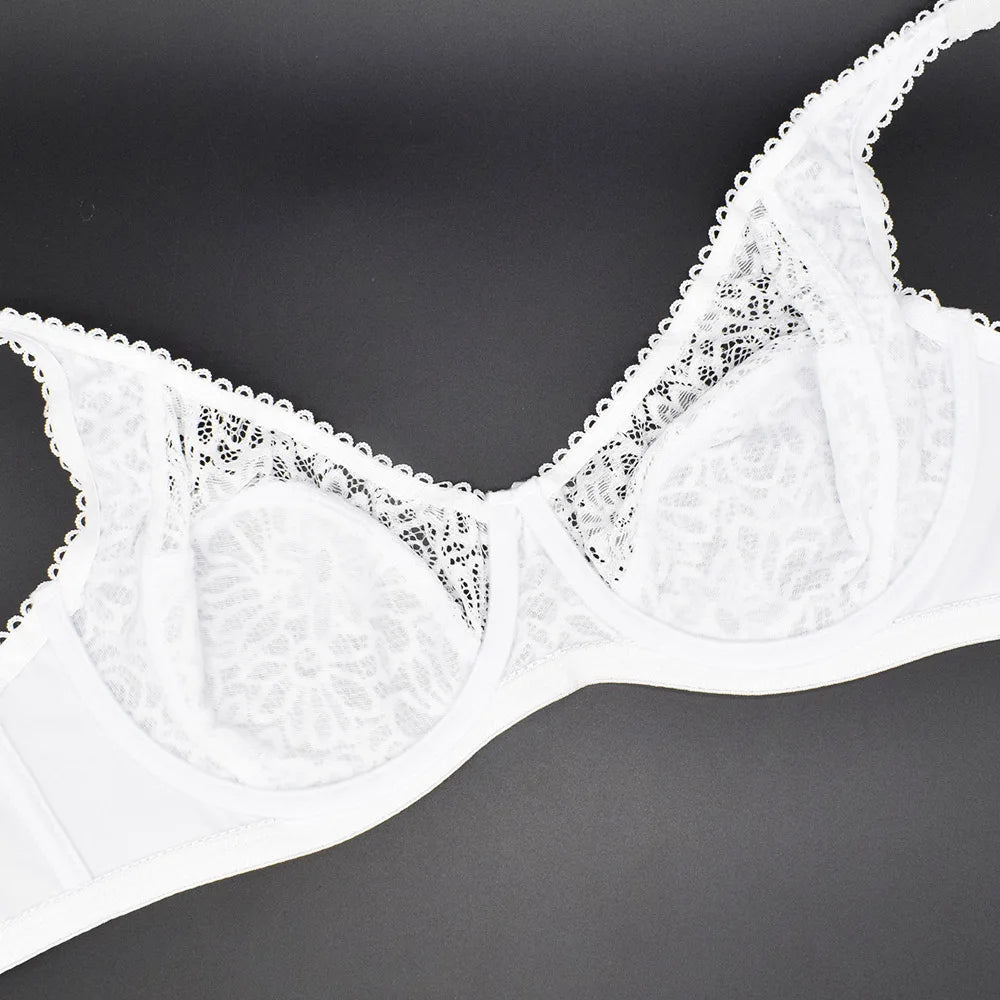 Bras For Women Lace Modern Ladies Plus Size Brassiere Underwear Sexy Lingerie BH Tops C D DD E F Cup