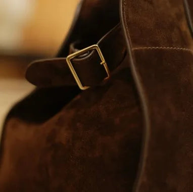 Women's Large Capacity Vintage Tote Bag -Brown Handbags Structured Snap Closure, Sturdy Handles for Work, Travel, Everyday Use