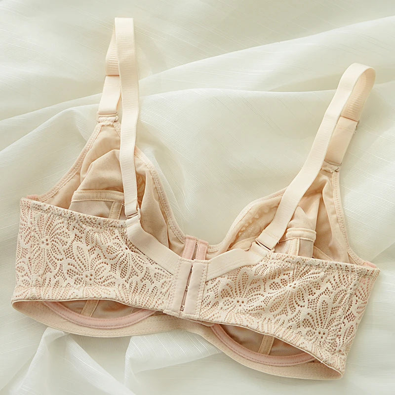 Non-padded Ultra-thin Bra Women Minimizer Wirefree 75 80 85 90 95 100 B C D E F G H Cup