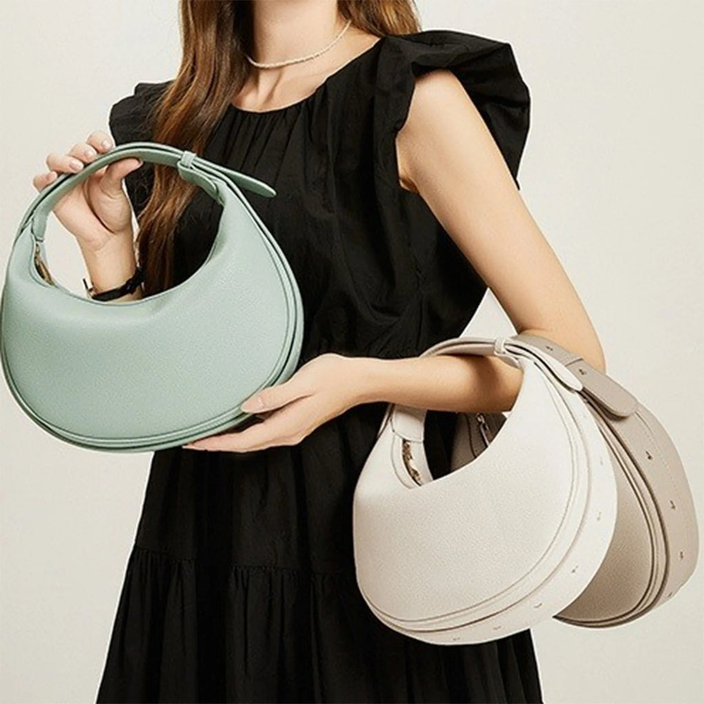 Women High Quality Leather Underarm Totes Shoulder Bags