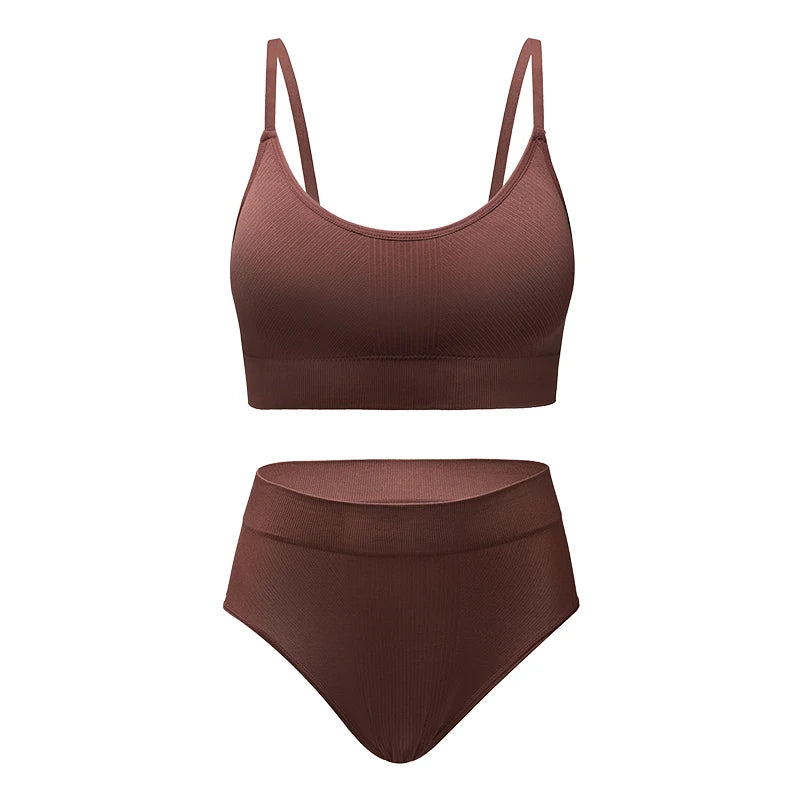 Hot Sale New Design Seamless Panties Underwear Set Conjuntos Interior Para Mujeres Seamless Bra And Panties Sets For Women