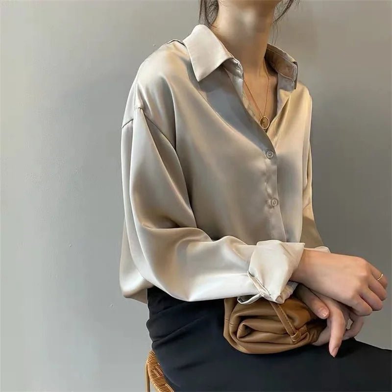 casual-long-sleeve-turn-down-collar-top-7529834 - Easydrop