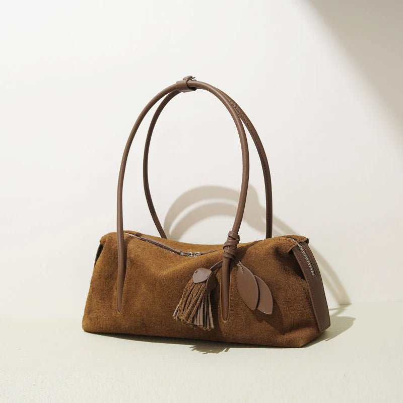 Genuine Leather Frosted Underarm BagFor Women - Easydrop