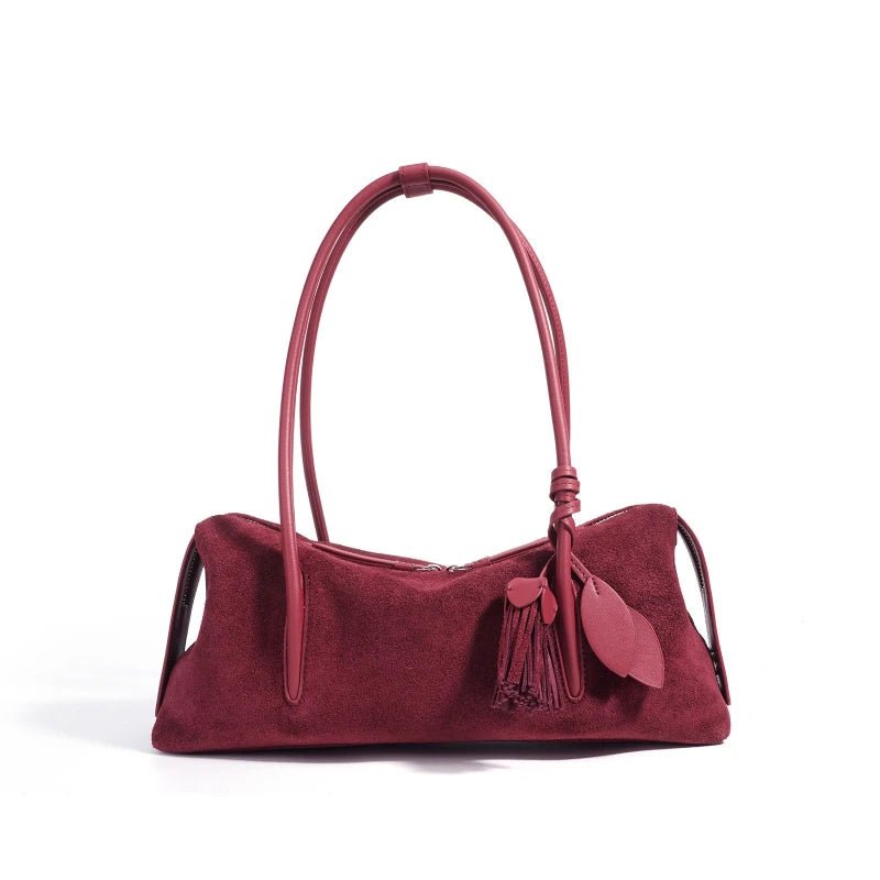 Genuine Leather Frosted Underarm BagFor Women - Easydrop