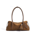 Genuine Leather Frosted Underarm BagFor Women - Easydrop