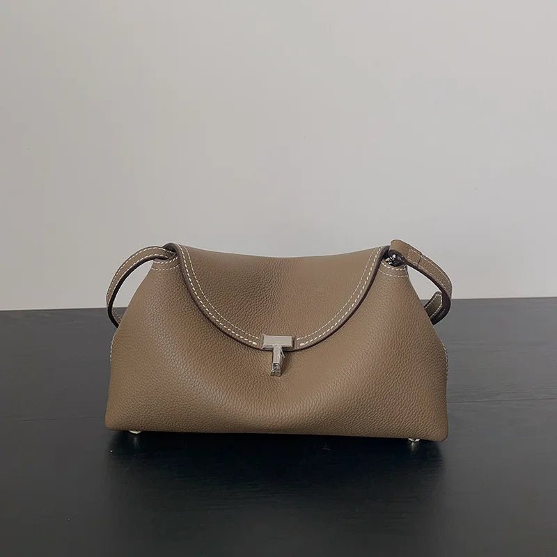 Genuine Soft Leather Multi-compartment Women's Shoulder Bag - Easydrop