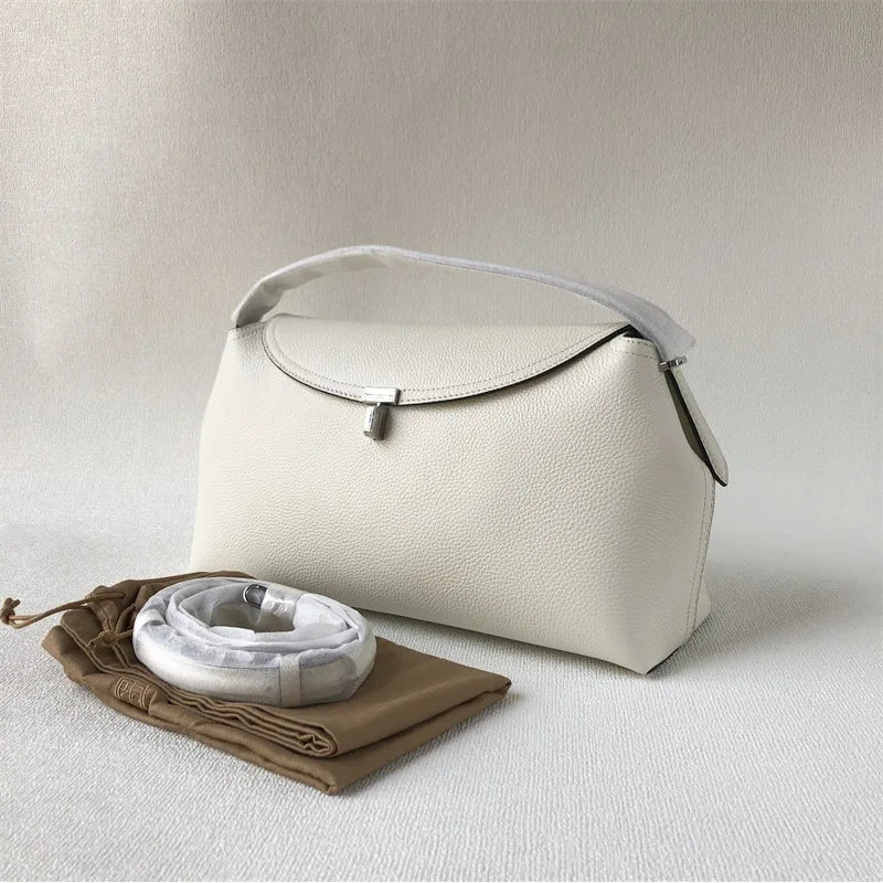 Genuine Soft Leather Multi-compartment Women's Shoulder Bag - Easydrop