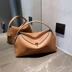 Genuine Soft Leather Multi-compartment Women's Shoulder Bag - Easydrop