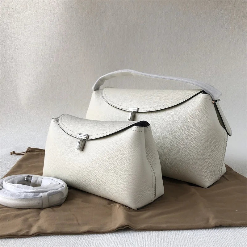 Genuine Soft Leather Multi-compartment Women's Shoulder Bag - Easydrop