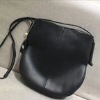 Korean cowhide, womens genuine leather, retro phone case bag - Easydrop