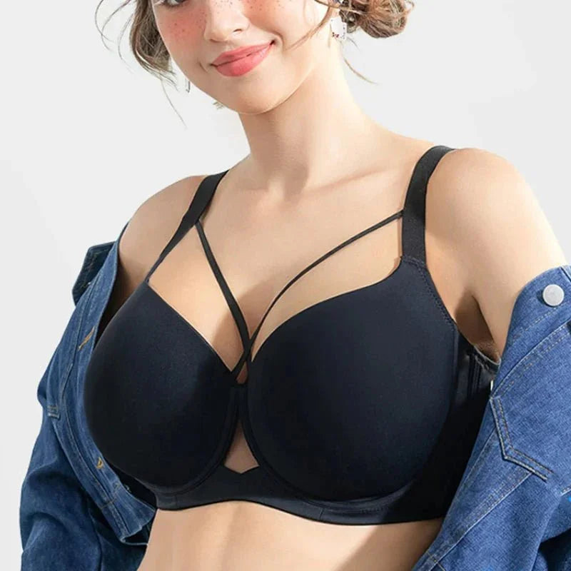 large-size-seamless-lingerie-thin-and-sexy-push-up-bra-5994518 - Easydrop