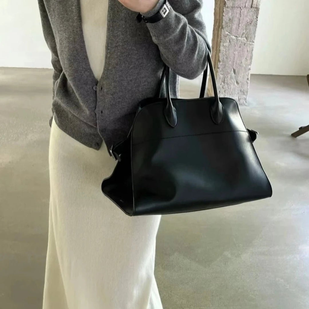 Luxury Genuine Leather Large Capacity Designer Tote Handbag - Easydrop