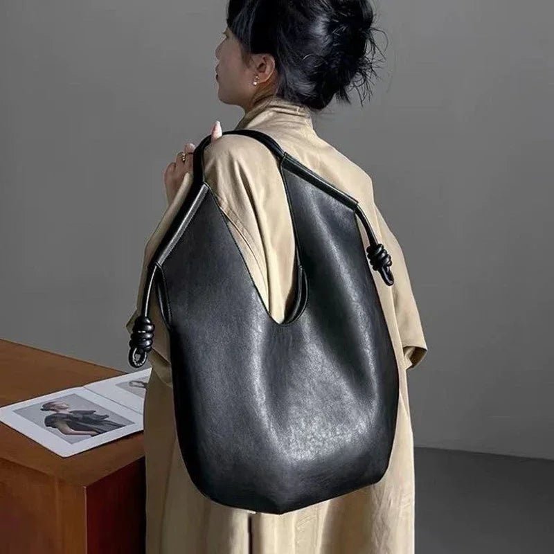 Minimalist, high-end, lazy-style underarm tote bag - Easydrop