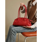 Original Design Light Luxury Retro Suede Single Shoulder Bag - Easydrop