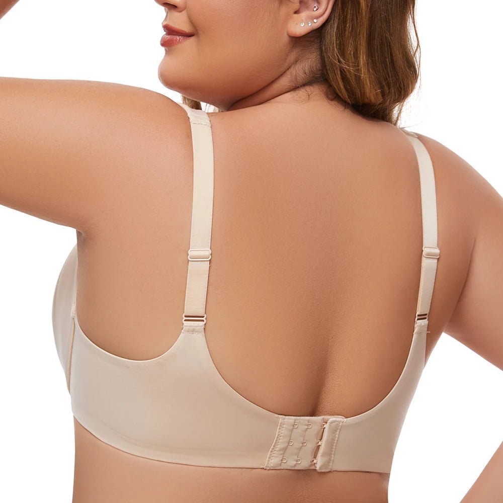 plus-size-underwire-seamless-unlined-minimizer-bra-8567299 - Easydrop