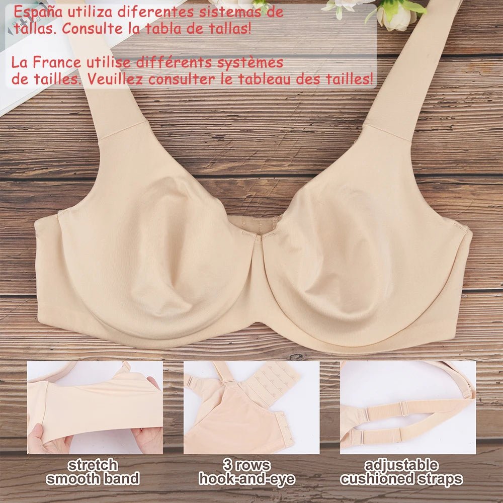 plus-size-underwire-seamless-unlined-minimizer-bra-9119561 - Easydrop