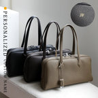 Premium Genuine Leather Boston Bag Womens Shoulder Handbag - Easydrop