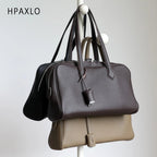 Premium Genuine Leather Boston Bag Womens Shoulder Handbag - Easydrop