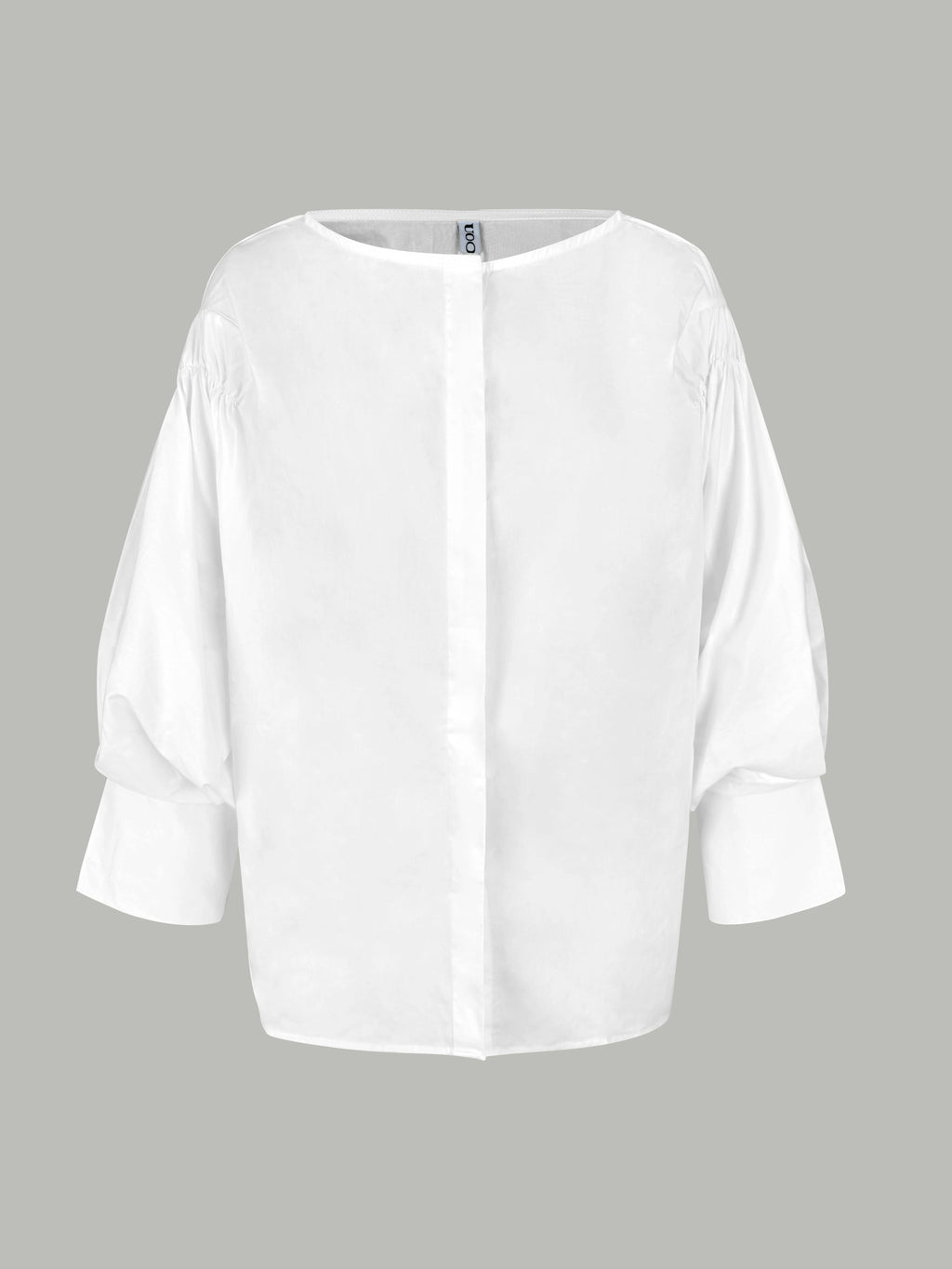 Puff Sleeves Buttoned Solid Color Blouse - Easydrop