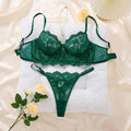 slimline-floral-patterned-exquisite-lace-underwear-set-3477813 - Easydrop