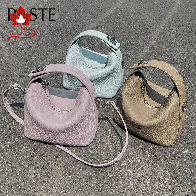 Small Genuine Cow Leather Women Crossbody Bag - Easydrop