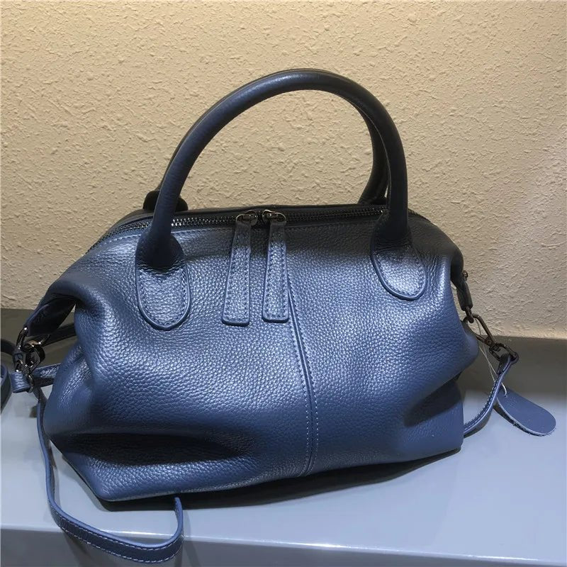 Top-grain cowhide genuine leather women's new crossbody retro bag - Easydrop