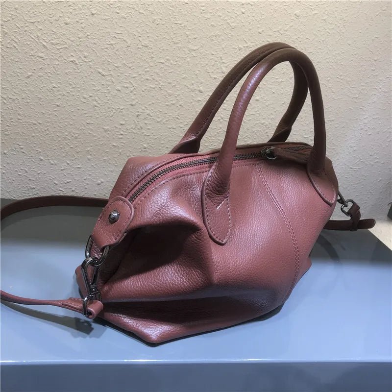 Top-grain cowhide genuine leather women's new crossbody retro bag - Easydrop