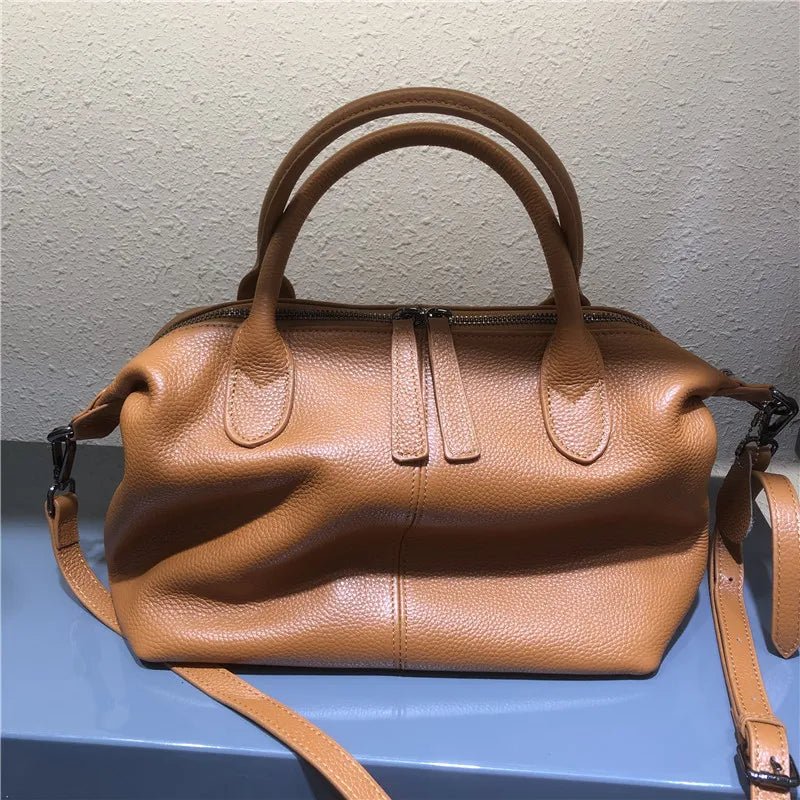 Top-grain cowhide genuine leather women's new crossbody retro bag - Easydrop