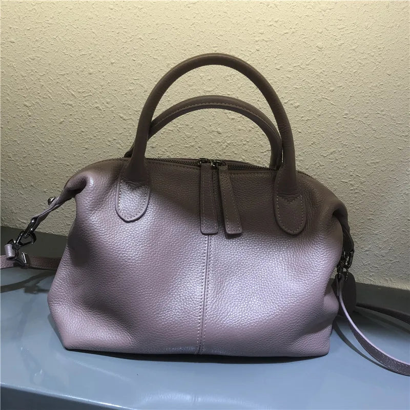 Top-grain cowhide genuine leather women's new crossbody retro bag - Easydrop