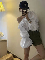 vintage-french-style-chic-elegant-puff-sleeve-blouse-5613814 - Easydrop