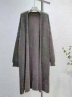 Warm Knee Length Thickened Women Cardigan Coat - Easydrop