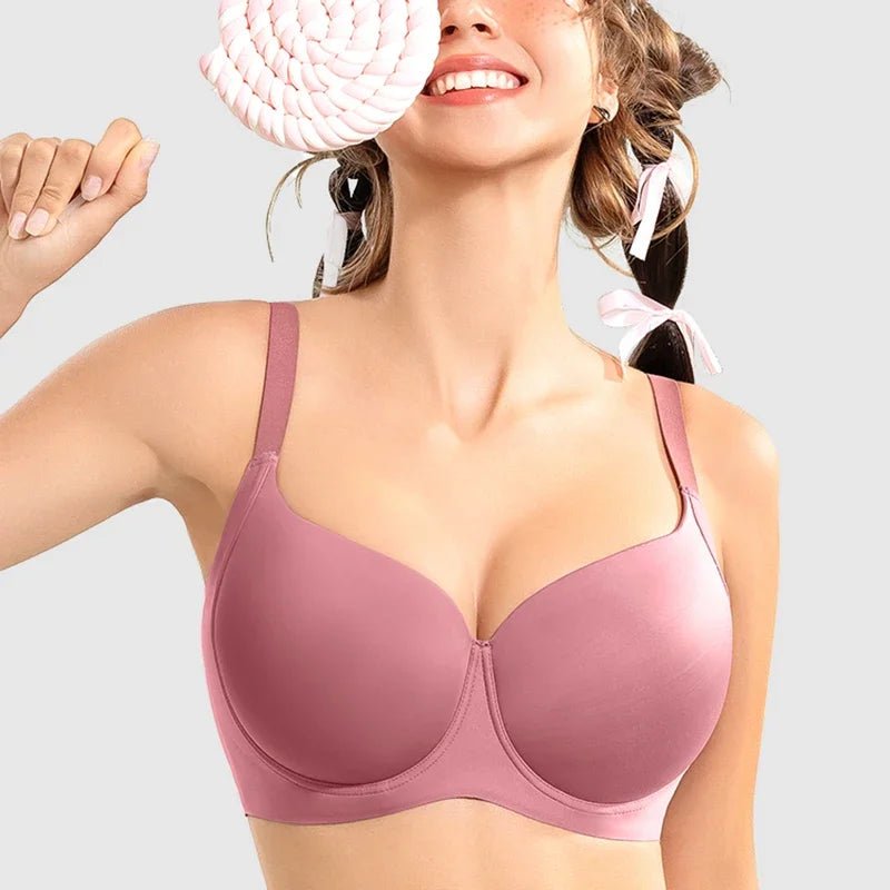womens-plus-size-adjustable-lightly-padded-seamless-t-shirt-bra-7394718 - Easydrop